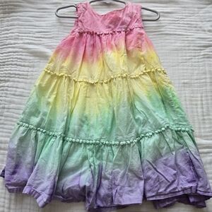 Isaac Mizrahi RAINBOW Tiedye Sleeveless Dress 4T